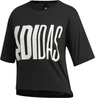 adidas (WMNS) adidas T-Shirt Asia Sizing Black FM1654