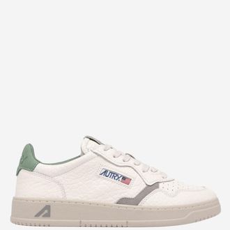 Autry White Green Logo Sneakers