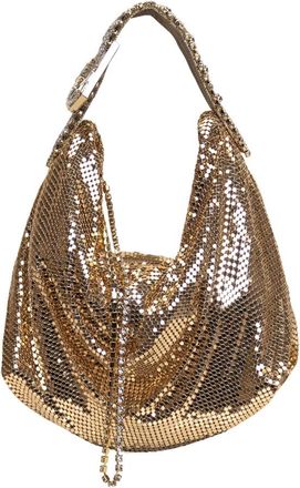 Gedebe Metalen Mesh Handtassen - Dames - Handtassen - Geel - ONE Size - Tassen