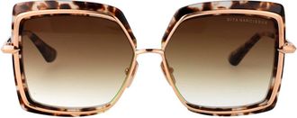 Dita Eyewear Narcissus Stijlvolle Zonnebril voor Zonbescherming - unisex - Zonnebrillen - Bruin - ONE Size - Accessoires