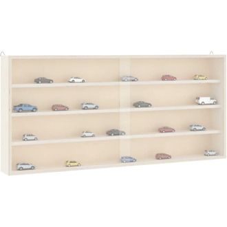 vidaXL Teca da Collezione in Legno con Porte 80x8,5x37 cm - Vidaxl