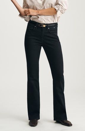 Mavi Vicky Mid Rise Bootcut Jeans in Dark Smoke Feather Luxe at Nordstrom, Size 25 X 32