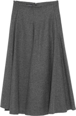 Susanne Bommer Wool Midi Skirt