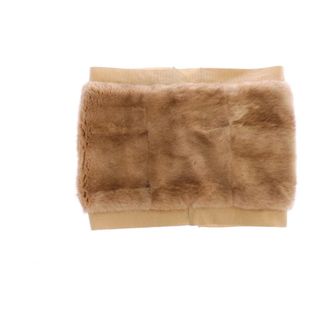 Dolce & Gabbana Winter Scarves, female, Beige, Size: ONE SIZE Mink Fur Scarf Foulard Neck Wrap