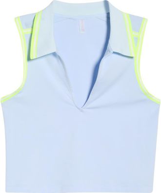 Free People FP Movement Forehand Polo in Artic Snow at Nordstrom, Size X-Small