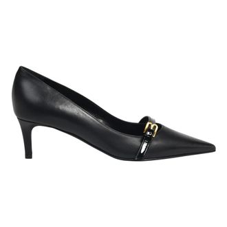 Baldinini Leren en lakleren pump - Dames - Schoenen - Zwart - Maat: 38 EU Leer