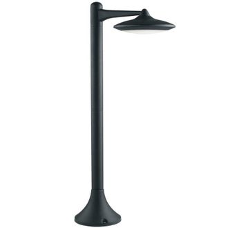 Fan Europe Paletto led da esterno alyson in alluminio nero 12W 4000K (luce naturale)