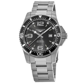 Longines HydroConquest Automatic Black Dial Stainless Steel Mens Watch L3.841.4.56.6