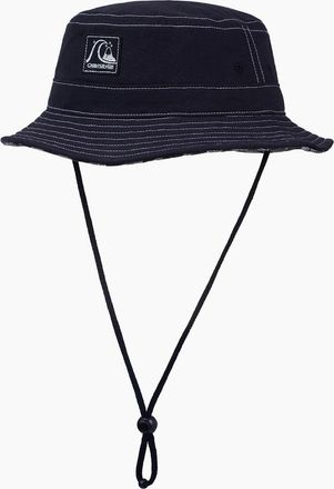 Quiksilver Mens Quiksilver Mens Heritage Boonie Bucket Hat - Black/Grey - Size: L/XL