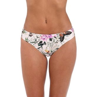 L'agence Nicole Bikini Bottoms in Ivory at Nordstrom, Size Large