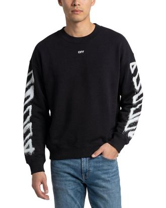 Off-white Virgil Spray Arrow Crewneck Sweatshirt