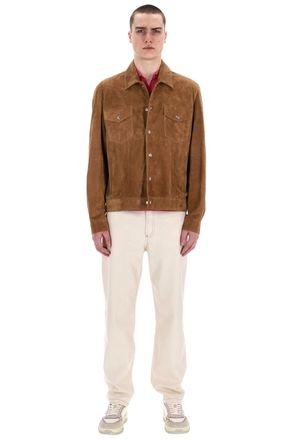 Eleventy Artisanal Trucker Suede Jacket