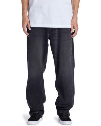 DC Relax-fit-Jeans DC SHOES Worker, Herren, Gr. 29(XS/S) / L&auml;nge 32(M), L&auml;nge 34, schwarz (schwarz denim), Obermaterial: 80% Baumwolle, 20% Baumwolle;, J
