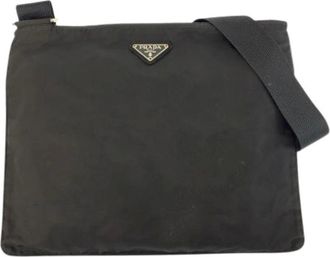 Prada Pre-owned Tessuto Nylon Shoulder Bag - - Pre-owned - Donna - Nero - ONE SIZE