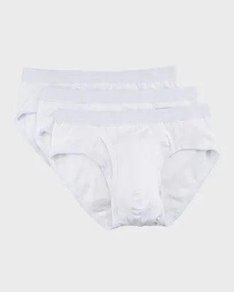 Neiman Marcus Men & apos;s 3-Pack Tagless Cotton Stretch Briefs
