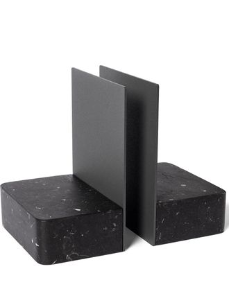 Salvatori Pietra set of 2 bookends - unisex - Stone/Metal - OS - Black