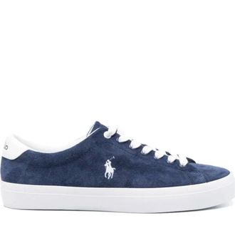 Polo Ralph Lauren Schoenen, Heren, Blauw, 44 EU, Leer, Longwood Sneakers