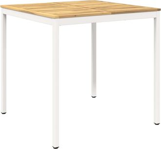 vidaXL Mesa De Bar Para Jard&iacute;n Blanco 110 X 108,5 X 105 Cm Vidaxl
