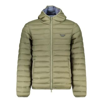 Armata Di Mare Jas met lange mouwen en capuchon - Heren - Jassen - Groen - Maat: 3XL Polyamide