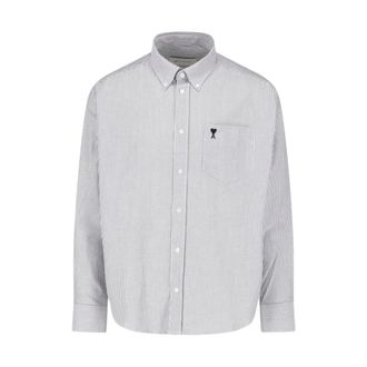 Ami Hombre, Camisas, Gris, Talla: XL