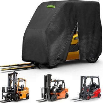 OEM Funda Protectora Para Carretilla Elevadora, Para Todas Las Estaciones, Impermeable, Resistente Al Sol, La Nieve Y Los Rayos Uv, Con Puerta Con Cremall