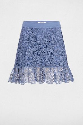 Morgan Korte rok met ruches van kant