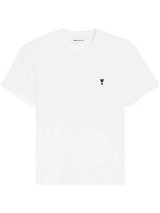 Ami Quota White Ami De Coeur Cotton T-Shirt