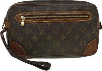 Louis Vuitton Pre-owned Clutches, female, Brown, Size: ONE SIZE Pre-owned Vintage Monogram Clutch