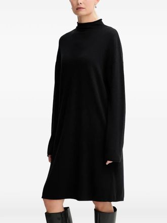 Marc O'Polo Mini-jurk met col - Zwart