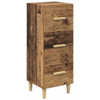 vidaXL Vidaxl - Sideboard Old wood 34.5 x 34 x 90 cm Engineered wood
