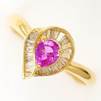 C&A Pink Yellow Gold Yellow Gold (18K) Band Ring (Pre-Owned)