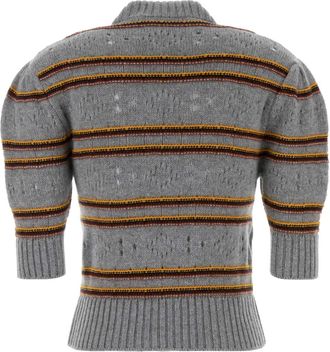 Marni Womens Sweater Gray Cashmere