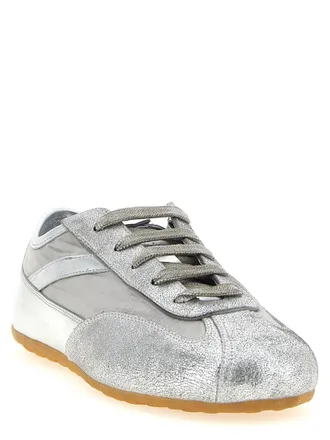 Alexander McQueen Boxe Basse Sneaker - Silver