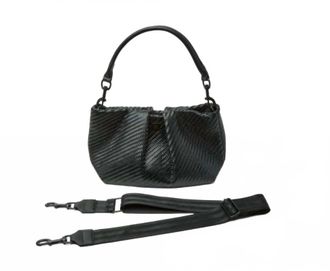 Think Royln Womens Savannah Bag In Black Braided Luxe