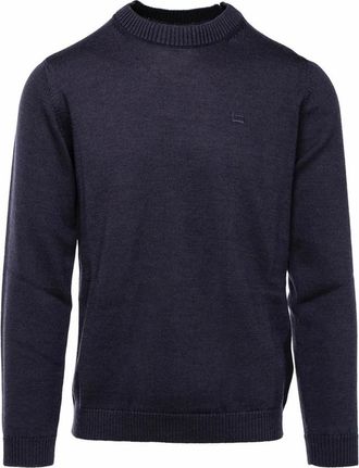Woolrich Klassieke Crewneck Sweater in Donkerblauw - Heren - Ronde hals truien - Blauw - 2XL - Truien & Vesten