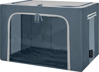KASANOVA Scatola armadio 60x42x40 cm doppia cerniera blu