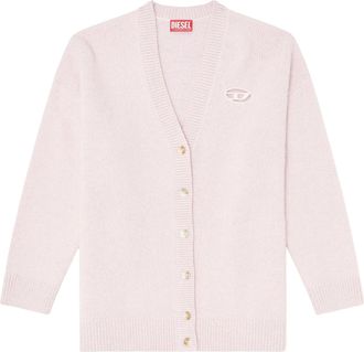 Diesel M-Areela Maglia V-Neck Oversized Wool Cardigan