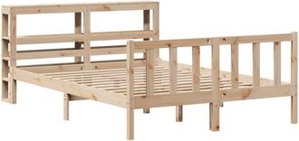 vidaXL Bed Frame without Mattress 160x200 cm Solid Wood Pine vidaXL