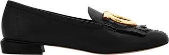 Ferragamo Silvy Loafers With Leather Fringe Detail