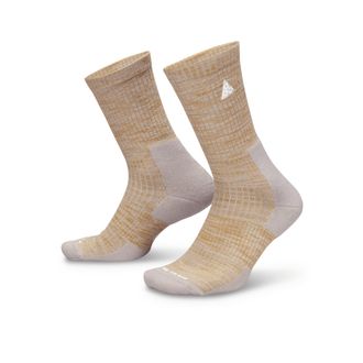 Nike Unisex Nike ACG Everyday Cushioned Crew Socks (1 Pair) in Brown | FB3341-297