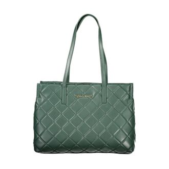 Valentino Shoulder Bags, female, Green, Size: ONE SIZE Polyethylene Handbag with Top Handle Design