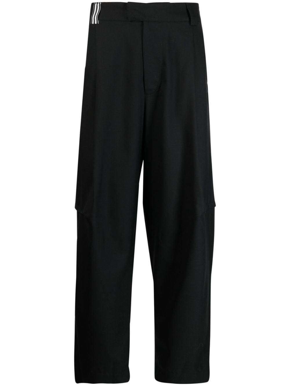 Marina Yee Jules wide-leg wool trousers - Blauw van € 583,00 - op