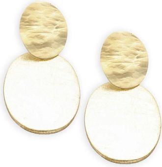 Lott. Gioielli Lott. Gioielli, Accessoires, Dames, Geel, ONE Size, Gesloten Ovale Oorbellen