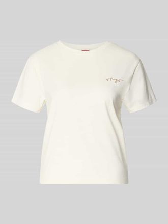 HUGO BOSS Regular Fit Pyjama-Oberteil aus Modal-Mix mit Baumwoll-Anteil Modell NIKKA in Offwhite, Gr&ouml;&szlig;e XL