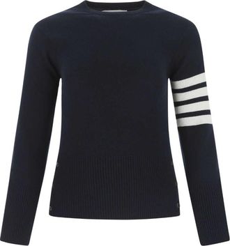 Thom Browne Blue Crewneck Pullover