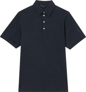 Brooks Brothers Jersey Polo - Heren - Polos - Blauw - 2XL - Katoen - Tops
