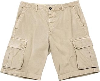 40weft 40Weft, Korte Broeken, Heren, Beige, XL, Katoen, Casual Shorts