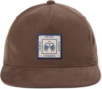 Travis Mathew Cheers Snapback Baseball Cap in Chocolate Brown at Nordstrom