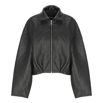 Rotate Biker Leren Jas - Dames - Leren en Su&egrave;de Jassen - Zwart - 4XS - Leer - Jassen