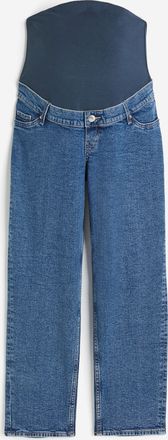 H&M MAMA Straight Ankle Jeans - Blue